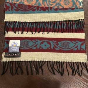 Beautiful! ‘Sundance Catalog’ Royal Soft Scarf With Tassels!